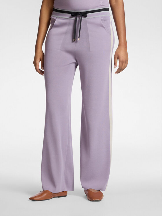 Elena Mirò Elena Mirò Pantaloni di tessuto P622Z000149N0B2 Viola Regular Fit
