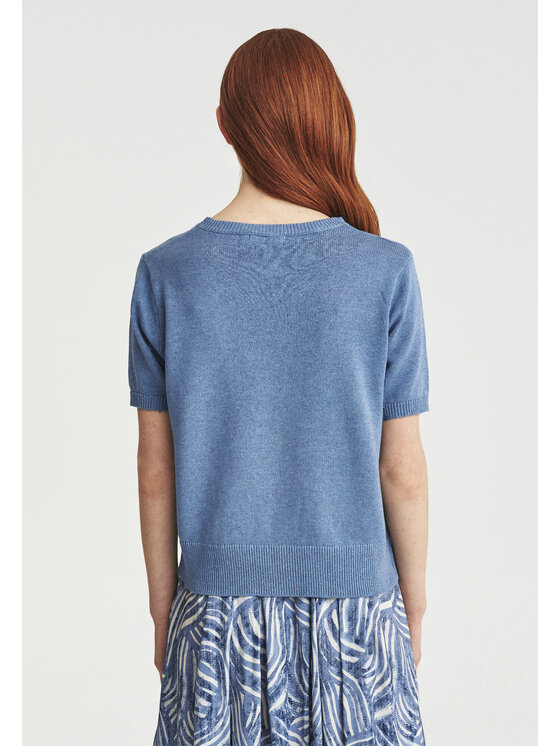 TATUUM TATUUM Bluzka FLOM Niebieski Loose Fit