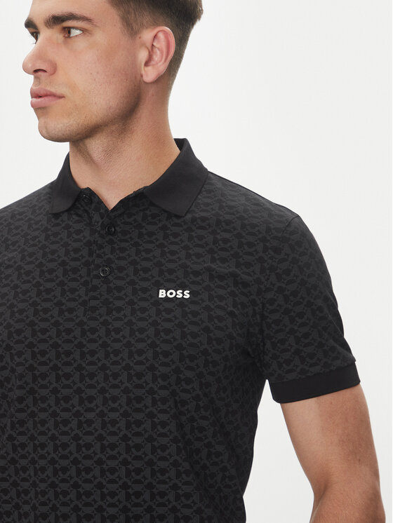 BOSS BOSS Polo Paddy Striped C 50540719 Crna Regular Fit
