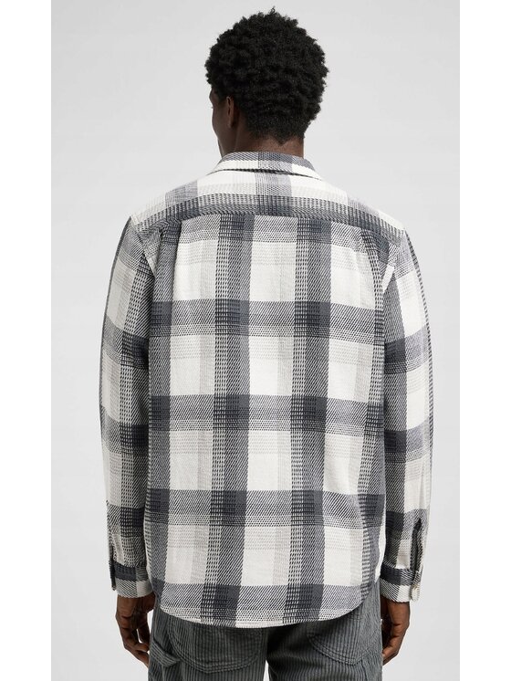Lee Lee Koszula Workwear Shirt 2.0 Biały Relaxed Fit