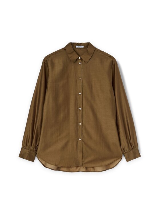 Motivi Motivi Camicia 5392W100455N035 Verde Regular Fit