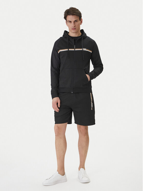 BOSS BOSS Mikina Authentic 50554785 Čierna Regular Fit