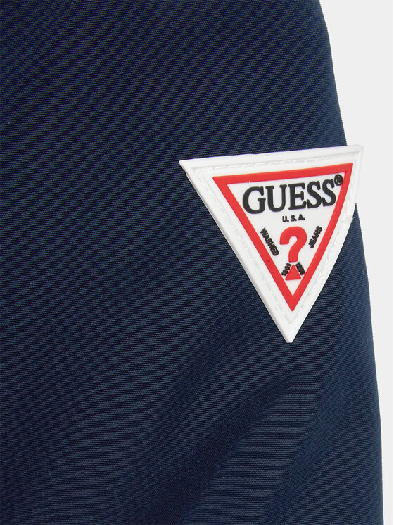 Guess Guess Ziemas jaka N3BL06 WFVK0 Tumši zils Regular Fit