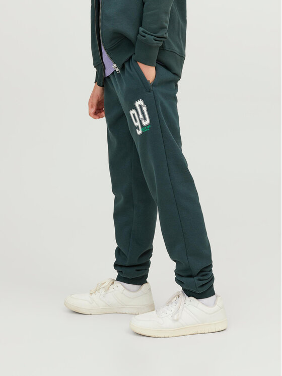 Jack & Jones Junior Jack & Jones Junior Спортивні штани 12243083 Зелений Relaxed Fit