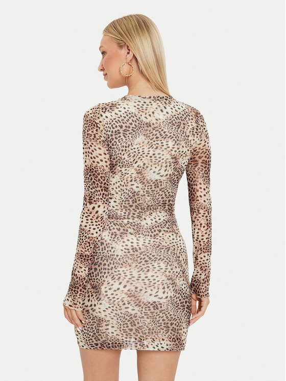 Guess Guess Sukienka codzienna Adriana W4YK83 KBBF2 Kolorowy Slim Fit
