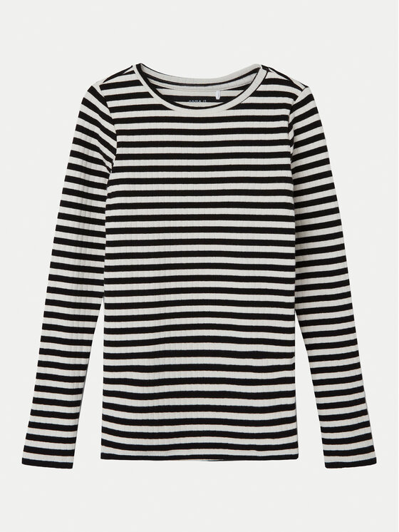 NAME IT NAME IT Majica 13221091 Crna Slim Fit