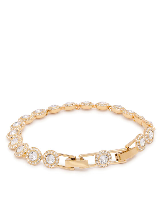 Swarovski Swarovski Σετ σκουλαρίκια, βραχιόλι και κολιέ Una Angelic 5750619 Χρυσό