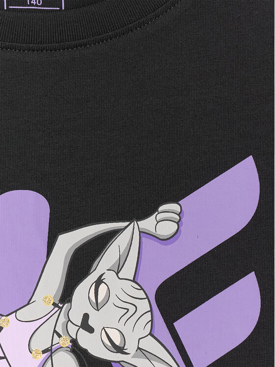4F 4F T-Shirt CHRISTMAS DROP Czarny Regular Fit