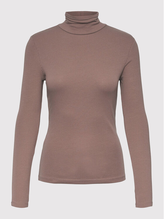 Pieces Pieces Dolčevita Kitte 17127241 Smeđa Slim Fit