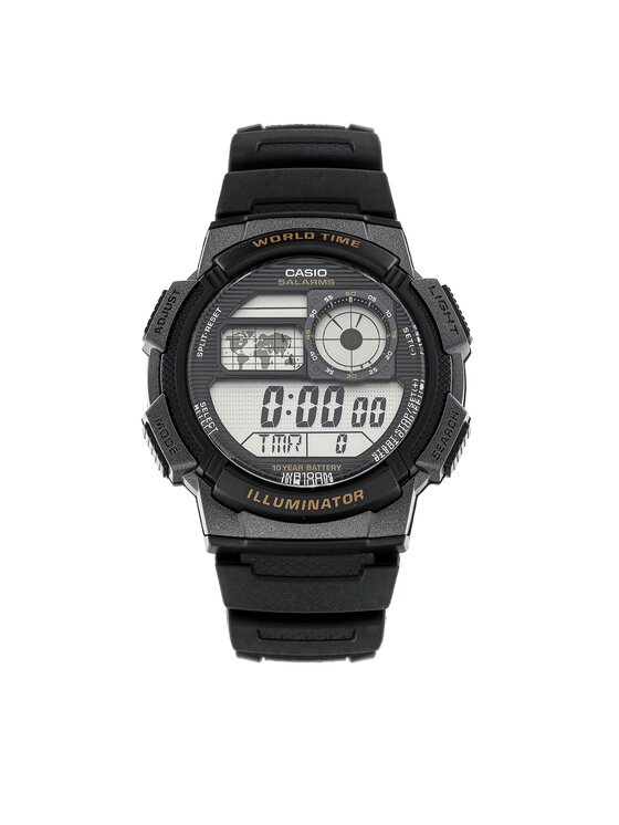 Casio Casio Ročna ura AE-1000W-1AVEF Črna