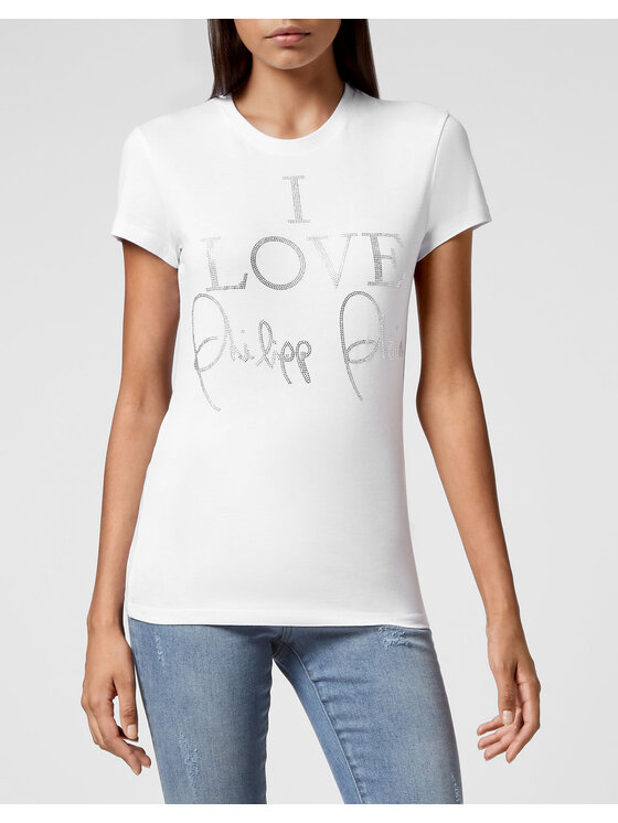 PHILIPP PLEIN PHILIPP PLEIN T-shirt 3249 Bianco Regular Fit