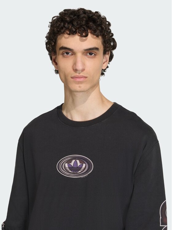 adidas adidas Longsleeve 161657 Czarny Loose Fit
