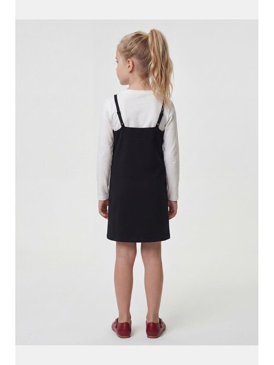 Guess Kids Guess Kids Sukienka codzienna 183876 Biały Classic Fit