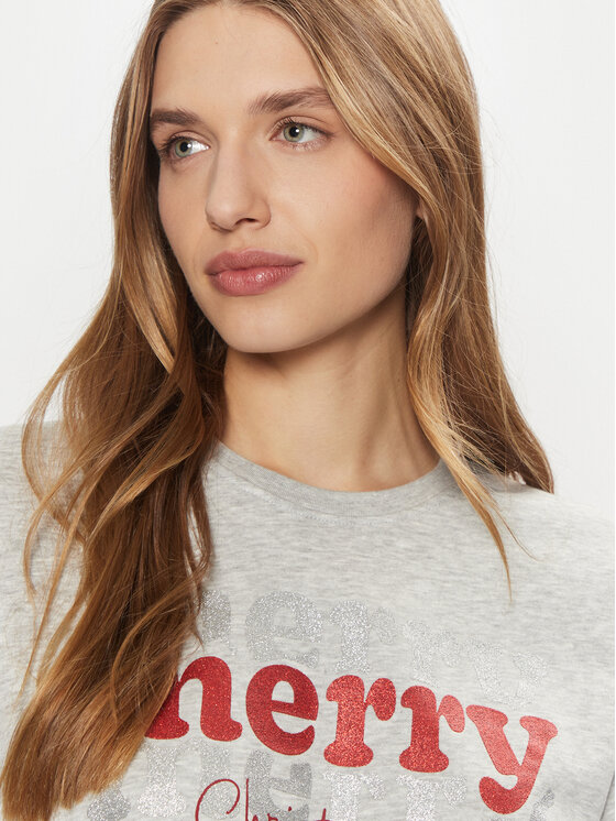 ONLY ONLY Суитшърт Nora 15331079 Сив Regular Fit