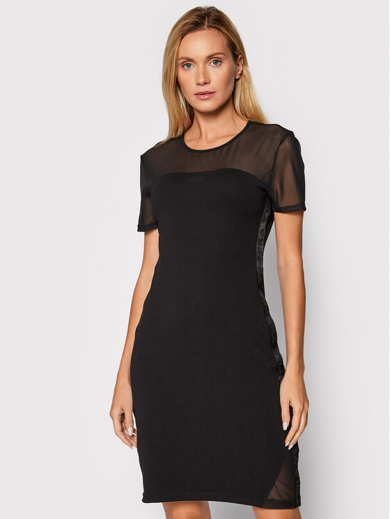 Fila Fila Kleid für den Alltag Nakia 688990 Schwarz Slim Fit