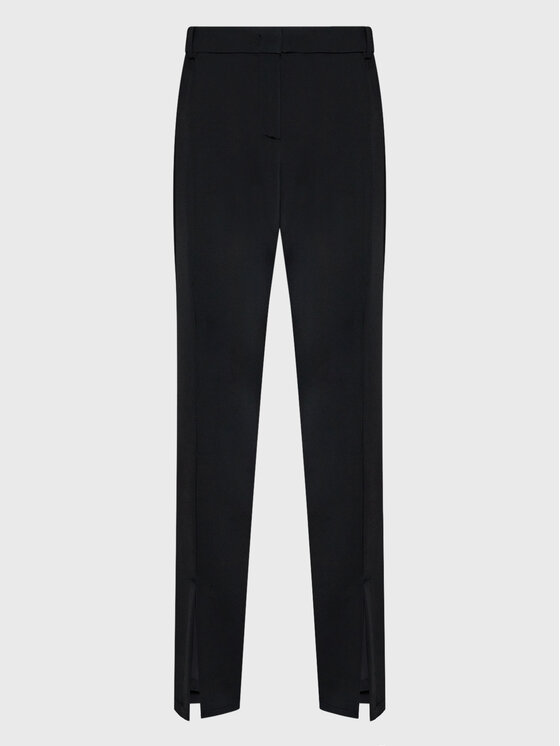 PINKO Pinko Bavlnené nohavice 1G17X5 A04I Čierna Regular Fit