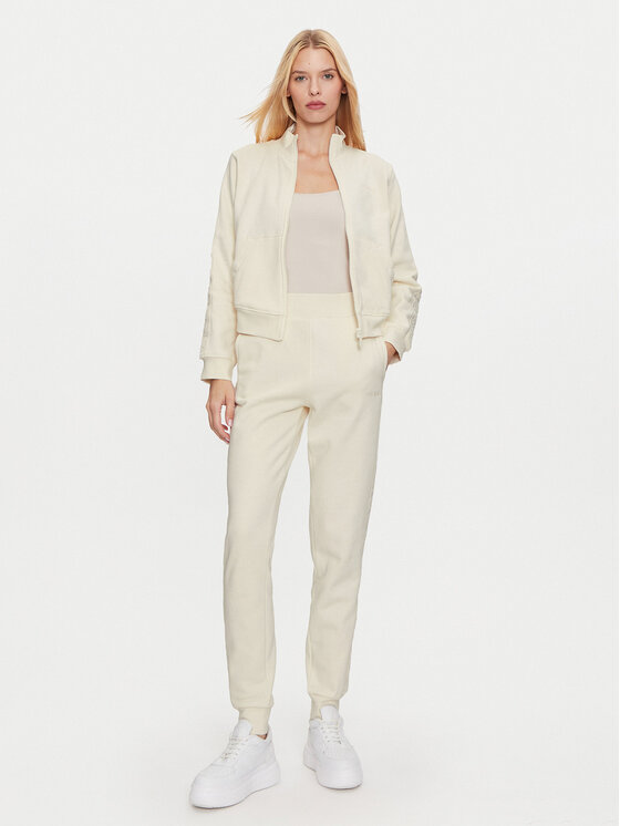 Guess Guess Jogginghose Stacie V4BB00 KC5O0 Écru Regular Fit