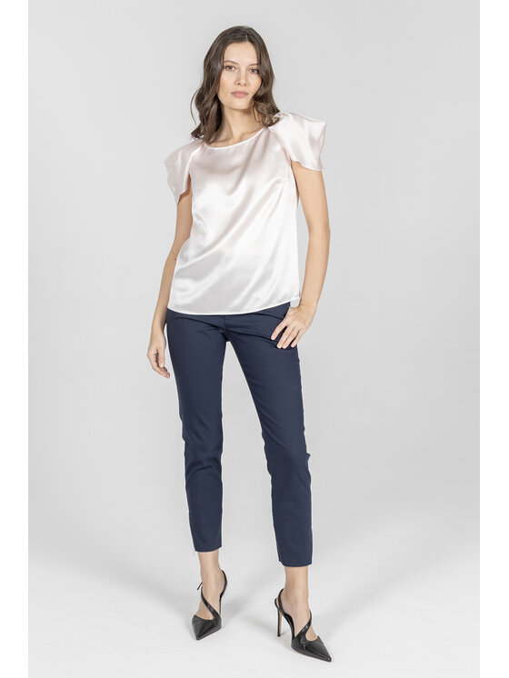 Deni Cler Milano Deni Cler Milano Top W-DC-0012-F2-A9-31-1 Różowy Regular Fit