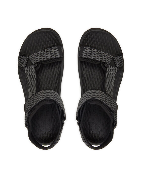 Skechers Skechers Sandali Lomell-Rip Tide 204351/BKGY Črna