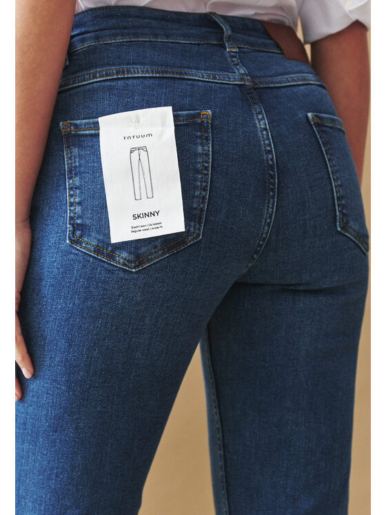 TATUUM TATUUM Džínsy SARO Modrá Slim Fit