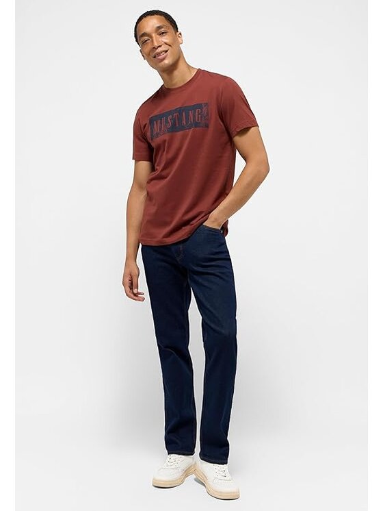Mustang Mustang Jeansy TRAMPER STRAIGHT Niebieski Straight Fit