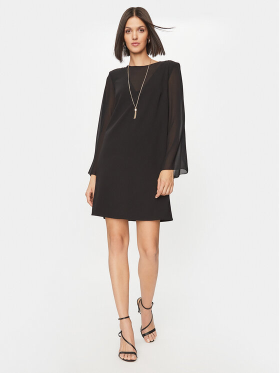 Rinascimento Rinascimento Coctailkleid CFC0115580003 Schwarz Regular Fit