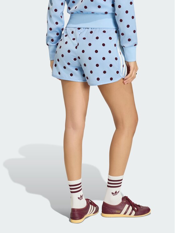 adidas adidas Szorty materiałowe 161637 Niebieski jasny