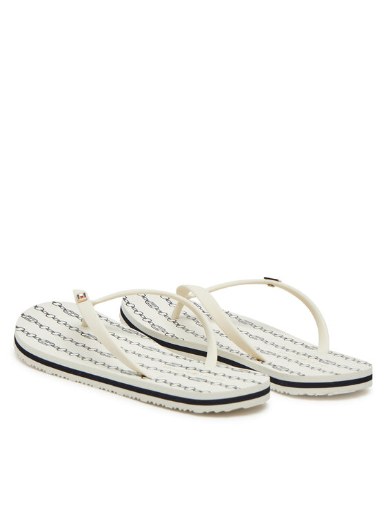 Tommy Hilfiger Tommy Hilfiger Flip flop FW0FW08518 Alb