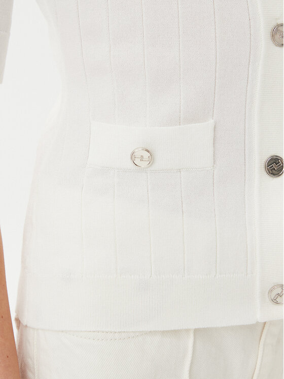 ARTIGLI ARTIGLI Kardiganas ACMA001877 Écru Regular Fit