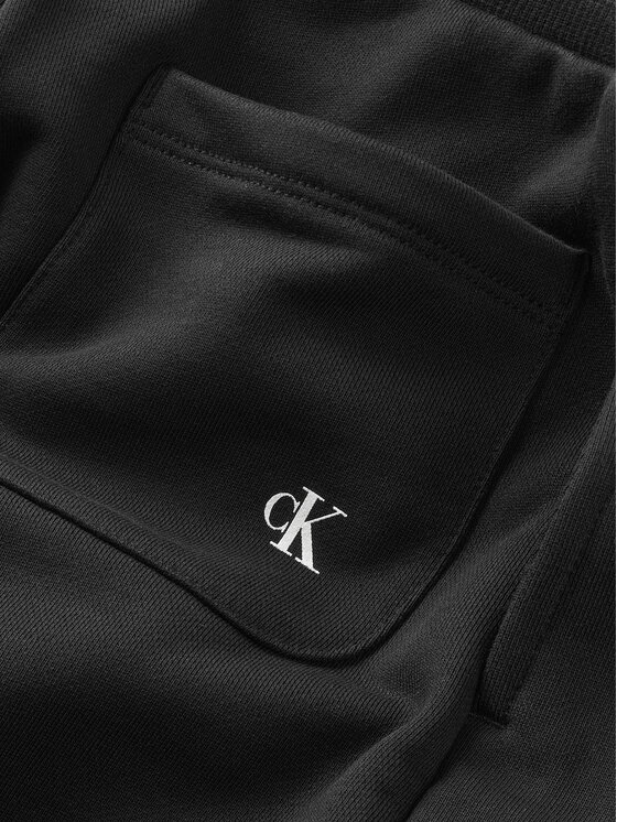 Calvin Klein Jeans Calvin Klein Jeans Jogginghose Logo IU0IU00604 Schwarz Regular Fit