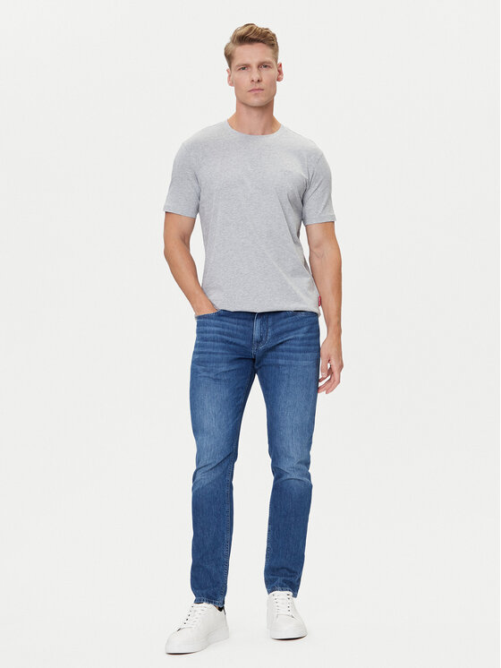 JOOP! Jeans JOOP! Jeans Majica 15 JJJ-32Alphis 30045926 Siva Modern Fit