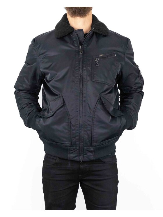 Lee Lee Giacca di transizione FLIGHT JACKET Nero Regular Fit