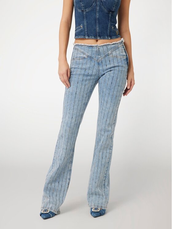 Guess Guess Jeansy 166847 Niebieski Flared Fit