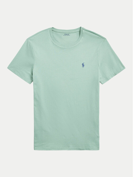 Polo Ralph Lauren Polo Ralph Lauren Majica 710671438375 Zelena Custom Slim Fit