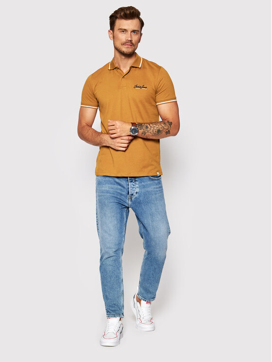 Polo Tons 12186778 Marrone Regular Fit