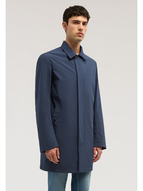 Trussardi Trussardi Cappotto invernale R011M000029N034 Blu Regular Fit