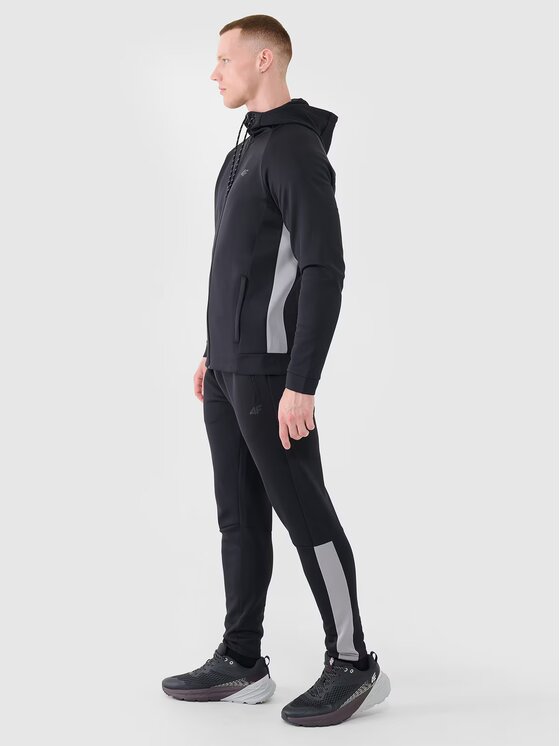 4F 4F Pantaloni di tessuto 4FWSS25TFTRM0836-20S Nero Regular Fit