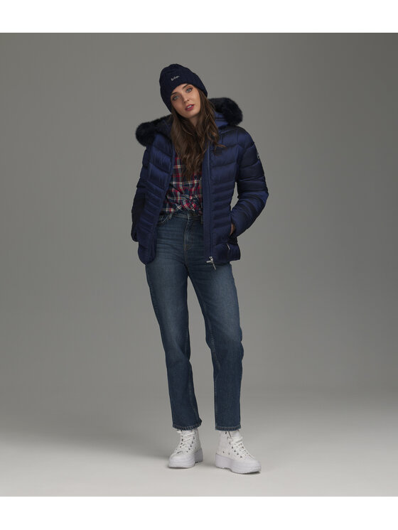 Lee Cooper Lee Cooper Kurtka przejściowa MATILDA Granatowy Regular Fit