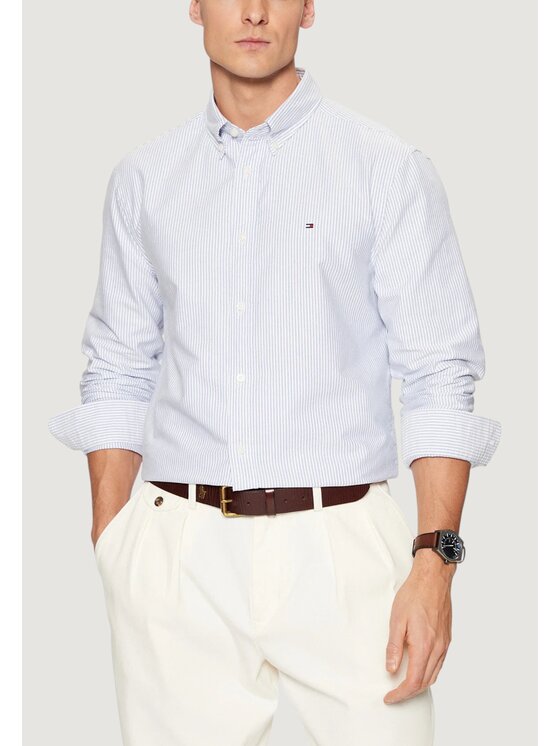 Tommy Hilfiger Tommy Hilfiger Camicia HERITAGE OXFORD Blu Heritage Fit