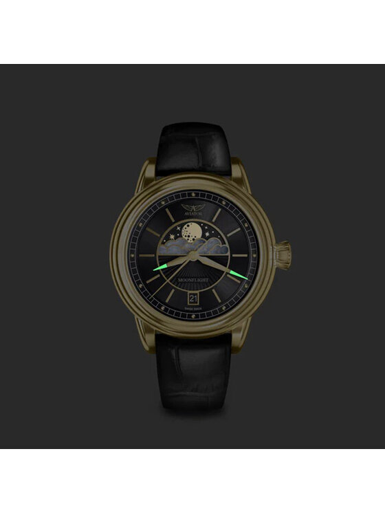 Aviator Aviator Orologio V.1.33.1.344.4 Nero