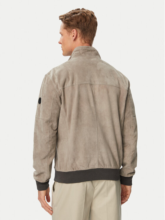 JOOP! JOOP! Lederjacke Cosmo 80100853 Grau Regular Fit