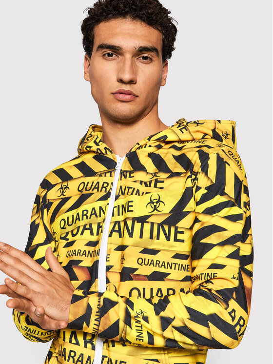 Mr. GUGU & Miss GO Mr. GUGU & Miss GO Sweatshirt Unisex Quarantine Gelb Regular Fit