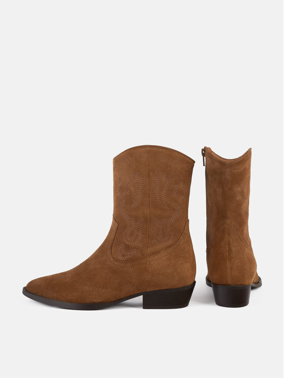 L37 L37 Botki WILD WEST WALKERS Brązowy