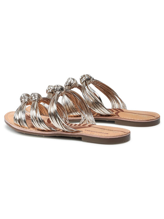 Pepe Jeans Pepe Jeans Nazouváky March Mets PLS90448 Zlatá