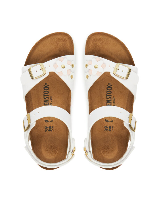 Birkenstock Birkenstock Босоніжки Rio Flowers As Kids 1029561 D Білий