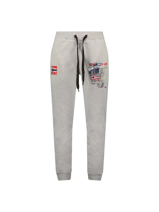 Geographical Norway Geographical Norway Spodnie dresowe WW5807H/GNO-BLENDED GREY Szary Regular Fit