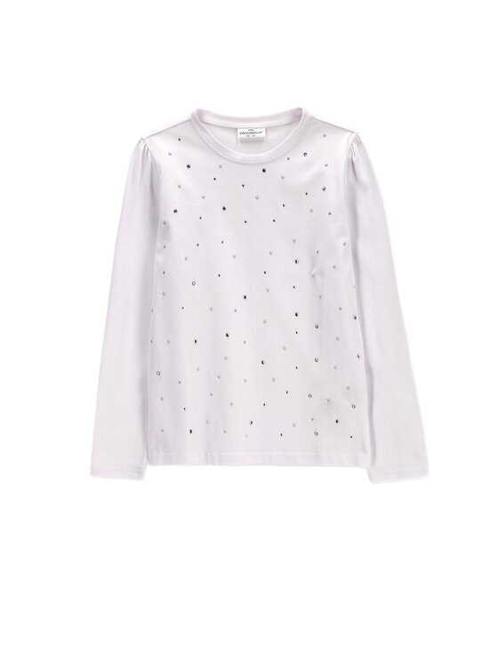 Coccodrillo Coccodrillo S dlouhým rukávem ZC6143101EPG-001 Bílá Regular Fit
