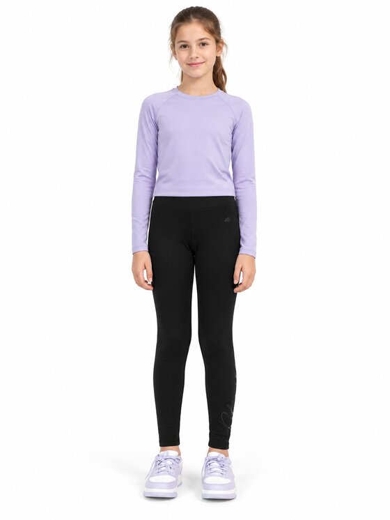 4F 4F Legginsy 4FJWAW26TTIGF313-20S Czarny