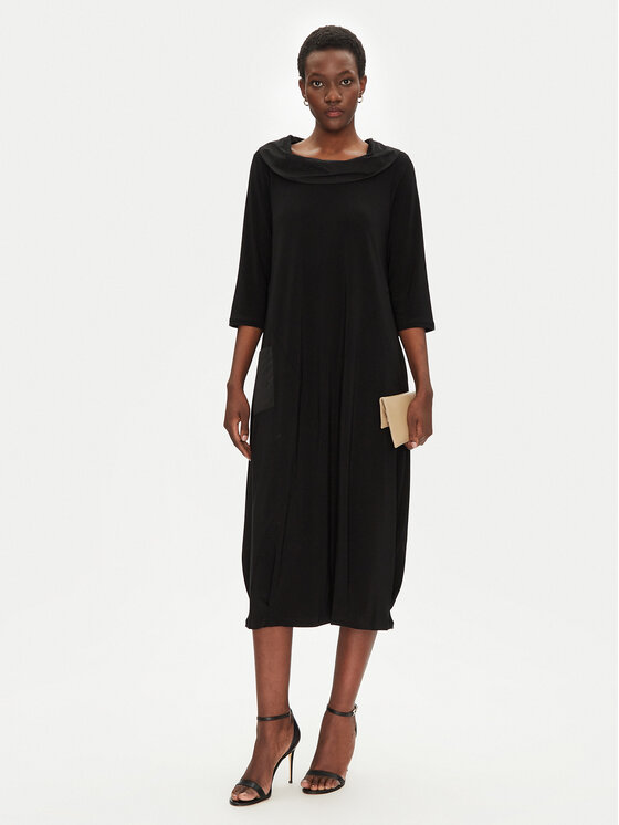 Joseph Ribkoff Joseph Ribkoff Kötött ruha 251198 Fekete Regular Fit