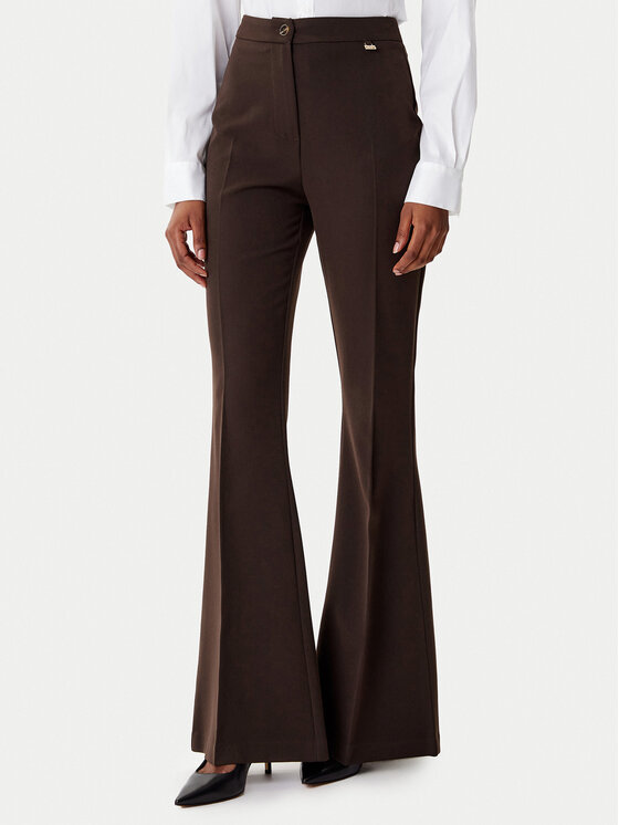 Artigli Artigli Pantaloni din material ACPA003191 Maro Regular Fit